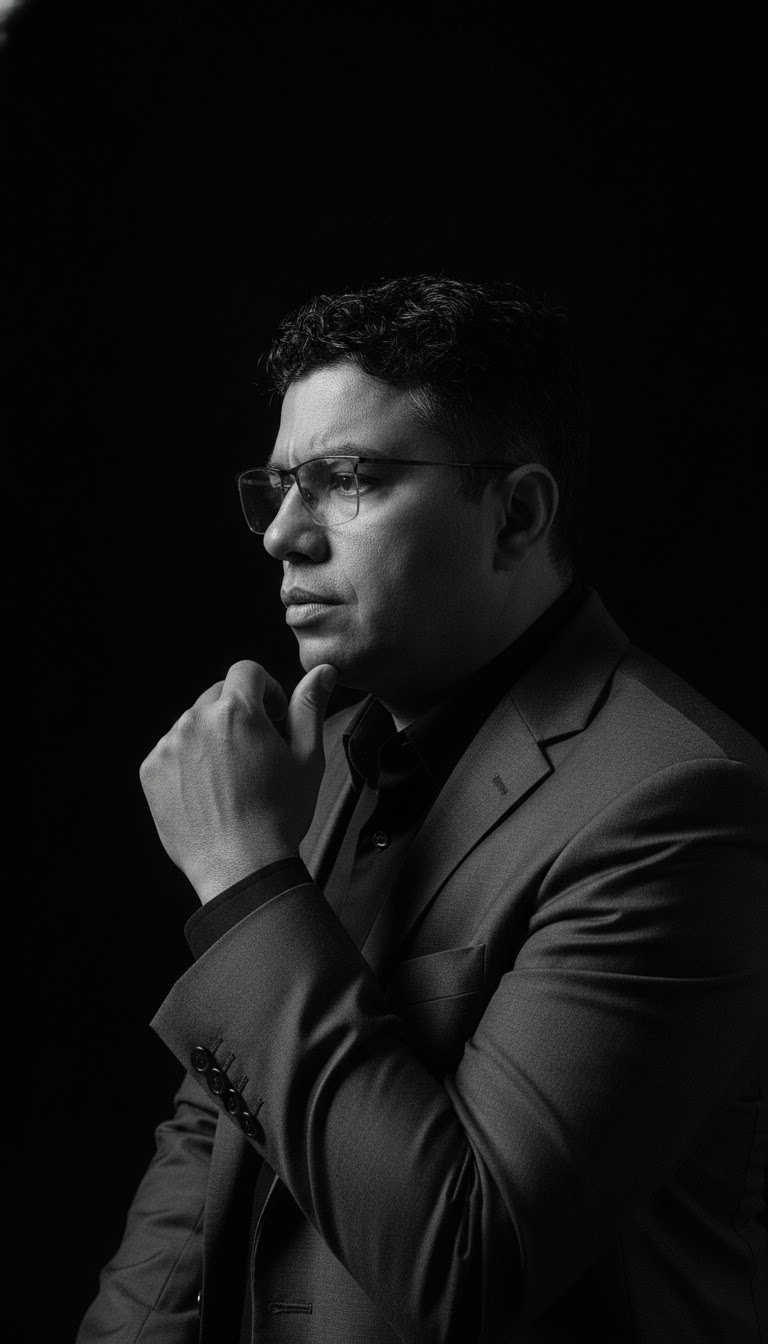 Retrato editorial de Israel Rocha